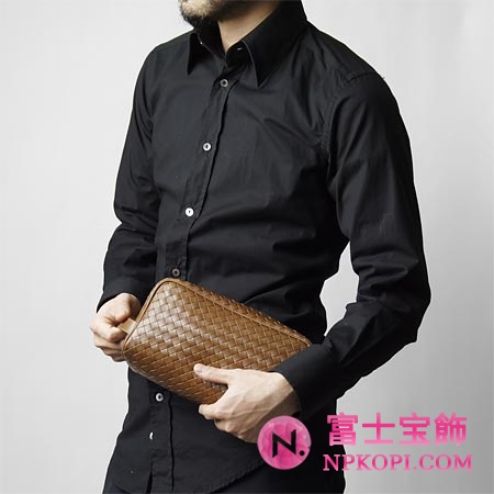 ボッテガヴェネタ/BOTTEGA VENETA/ セカンドバッグ /キャラメルブラウン244706 v4651 2802